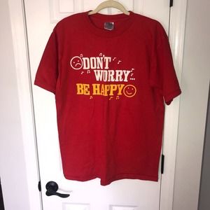 Vintage Oneita “Dont Worry Be Happy” T-Shirt Rare XL